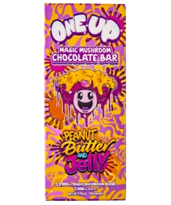 Peanut Butter and Jelly Mushroom Chocolate Bar