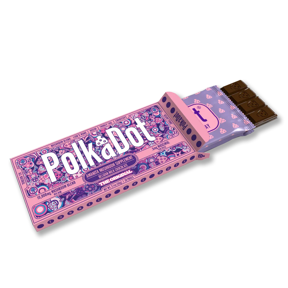 Polkadot Mushroom Chocolate Bars