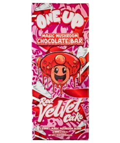 Red Velvet Cake Mushroom Chocolate Bar
